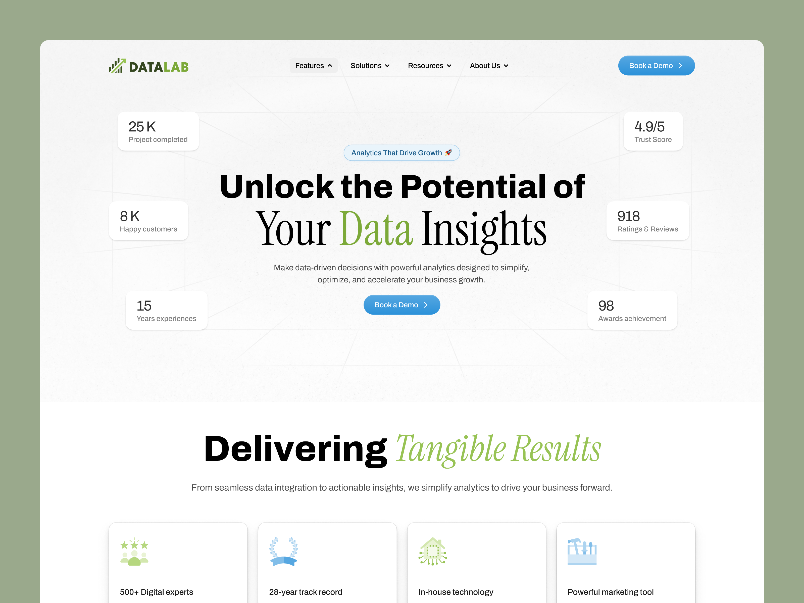 Example of Landing Page Design + Development