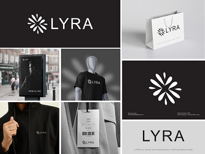 LYRA Clothing Shop logo | Logo | Brand Identity Design(Unused) branding clothing clothing design clothing logo design fashion fashion brand fashion logo design graphic design graphics designer logo logo design logo maker logodesigner logodesigns logomaker logotype