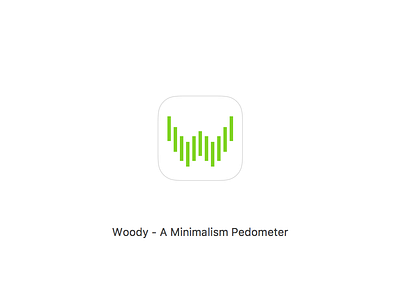 An iOS Pedometer App Icon app icon ios pedometer