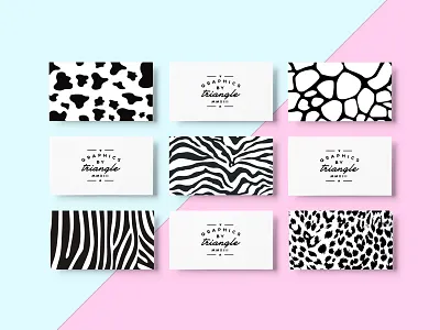 Business Card Mockup branding business card fashion identity logo packaging pattern portfolio presentation stationery template