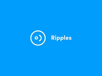 Ripples [concept] blue brand identity branding design logo logo design new ripples