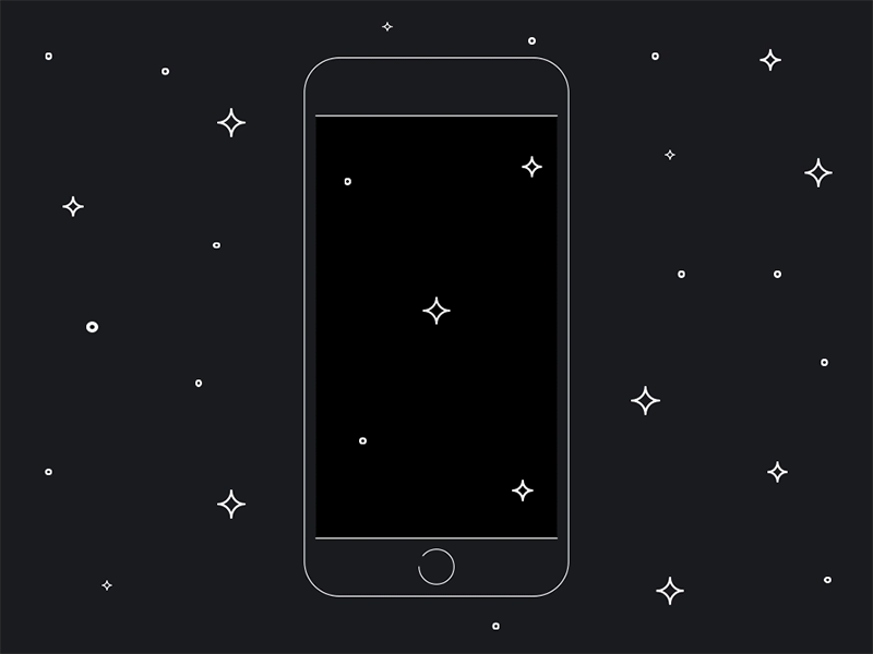 Deep in iPhone Space Grey animation iphone ui