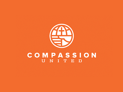 Compassion United Logo branding humanitarian logo relief world