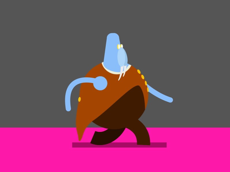 Walrus Walking anthropomorphism gif walrus