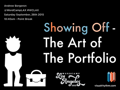 Speaking at WordCamp Los Angeles - September 26, 2015 art los angeles portfolio visual rhythm wordcamp wordpress