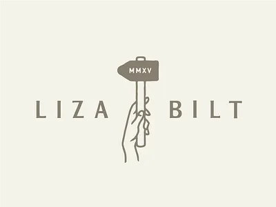 L I Z A B I L T v2 blacksmith hammer lockup logo stamp system