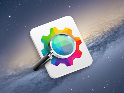 Web Tracker App Icon app app icon application el capitan icon illustration mac mac icon magnifier simple tracker yosemite