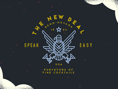 The New Deal Layout bar beer bird cocktails deal martini new reno speakeasy the wpa