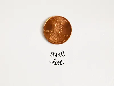 Day 55 of 365 Days of Lettering calligraphy hand lettering lettering penny script small tiny type