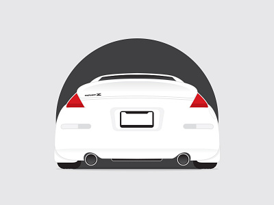 Fairlady Z 350z car fairlady z illustration jdm nismo nissan sport white wide