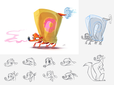 Bob crime detective donut evil smell thief track weasel