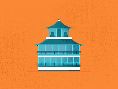 Kinkaku-ji golden icon japan kinkakuji kyoto landmark location pin religion rokuonji sanctuary temple
