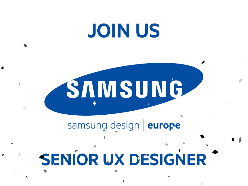 Hiring Now animation disigner hiring job join london samsung sde senior ux uxd work