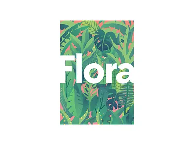 Flora flora illustration illustrator miguelcm natura plants poster
