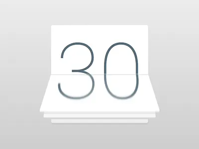 Calendar Icon agenda calendar clean days icon schedule time trial white