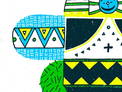 Mask01 3 color kachina mask neon silkscreen