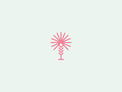 ML brand color fashion frond green identity logo mark palm palm tree pink