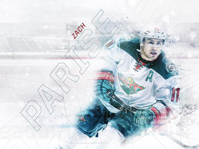 Zach Parise hockey minnesota wild nhl retouching zach parise