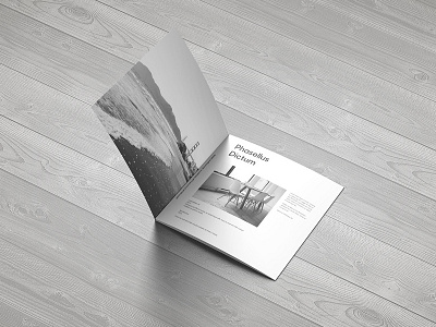 Square Trifold Brochure Mock-up book booklet brochure catalog corporate magazine magazines mockup multipurpose square stationery trifold