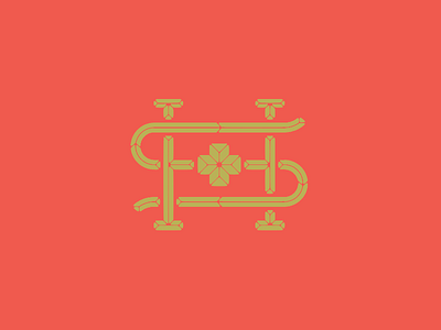 H+S Monogram -- KILLED killed lettering logo monogram typography