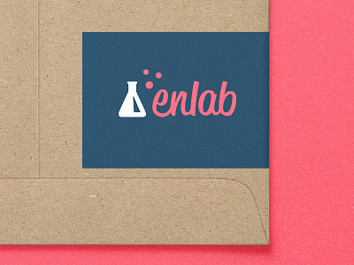 Enlab app brand branding design dev developer enlab flask lab logo science