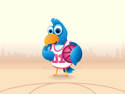 Thank You Dribbble Bird! bird debut thank you thanks