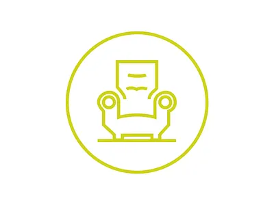 Armchair app icon app armchair graphic icon icon design line