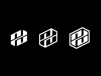 AB ambigram glyph logo mark monogram