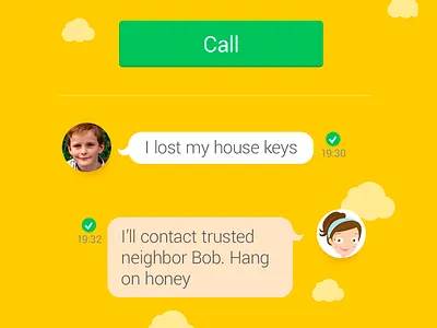 Nanny app chat android app chat globe kid messenger nanny