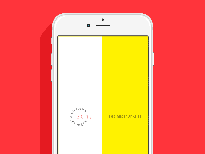 Chicago Chef Week Website chef mobile responsive restaurant website week