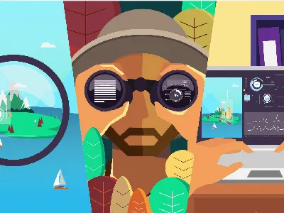 Everyone is an adventurer adventure animation discovery illustration motion graphics scientist vector