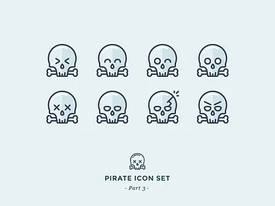Ahhrr break ya skull! angry bone crack dead emoji emoticon happy pirate sad skull surprised wink