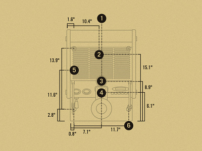 la marzocco gs3 coffee illustration monoweight