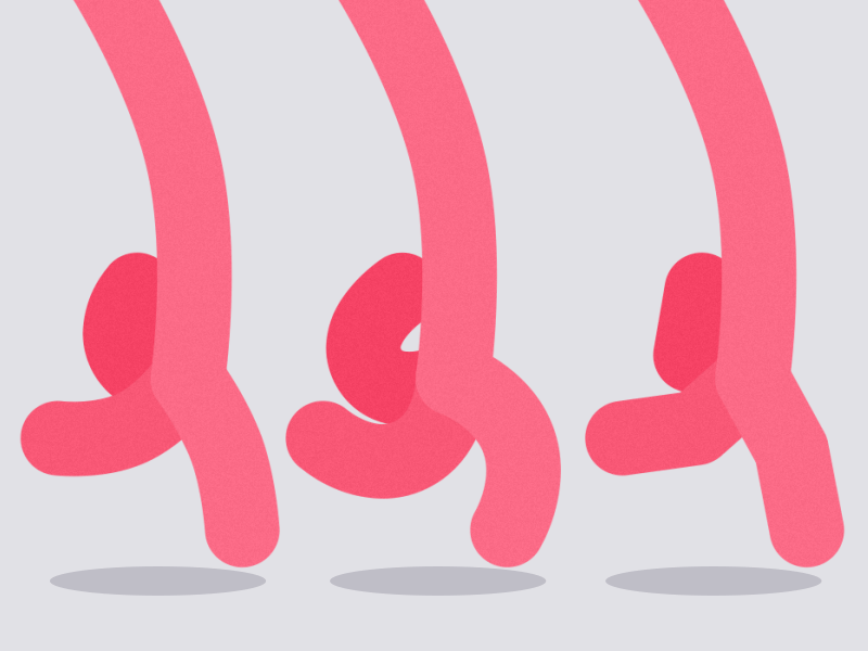 HandRun ae animation gif hand hose rubberhose run