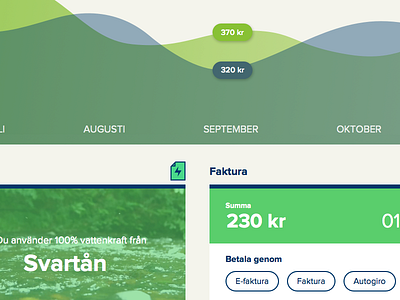 Behind the Scenes: Energy company button energy graph