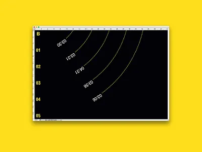 WIP 057 artwork back cover design lines lp lp design music process tracklist vinyl visual