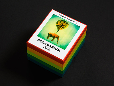 Poladarium 2016 calendar magazine photography pola polaroid slanted