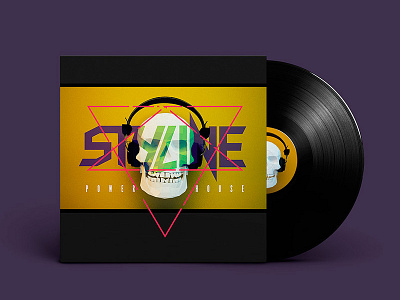 Cover Art Styline art c4d cinema4d cover house music photoshop power skull