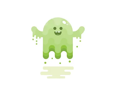 Slimer drip ghost ghostbusters icon illustration slime slimer