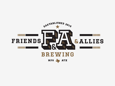 Branding austin beer branding craft beer friends and allies