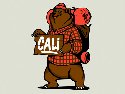 Back to Cali graphics illustration t shirt design vector design