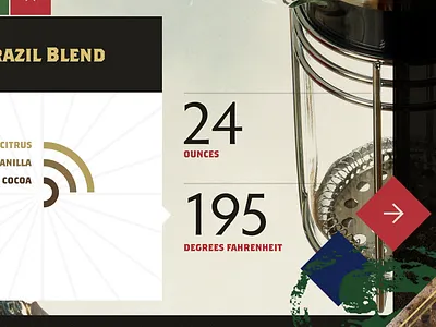 Cup o' Joe UI Moodboard coffee cranberry design intuitive company mocha moodboard radar