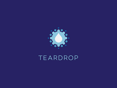 Teardrop blue drop droplet splash teardrop water