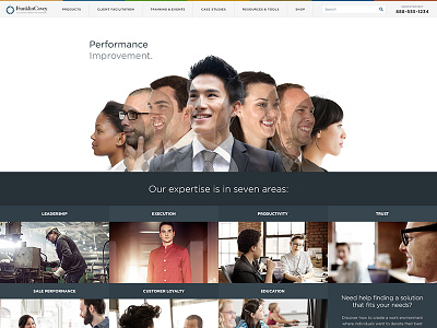 FranklinCovey Website Design web design website