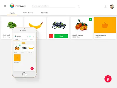 Fastivery Online Grocery Store android app application e commerce ecommerce grocery grocery store material mterial design clean online shopping shopping website