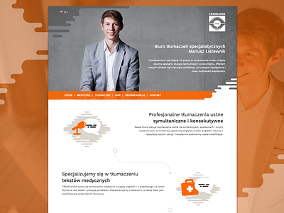 Translavox website ebdots eight black dots icons orange translate web website www