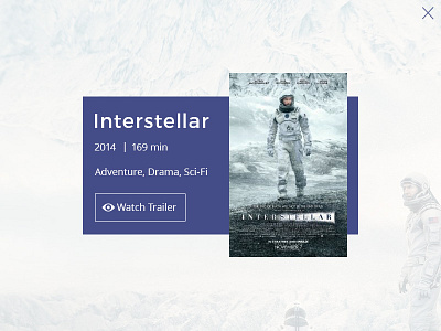 Movie Card - UI Practice card darko design minimal simple ui web