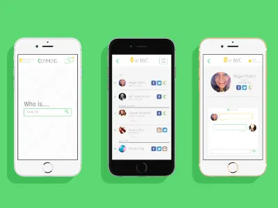 Commons branding flat graphic mobile responsive design ui ux web web design