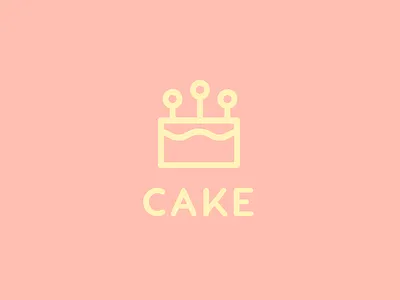 Cake cake icon line