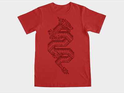 Dragon chinese design dragon illustration mothef shirt t shirt threadless